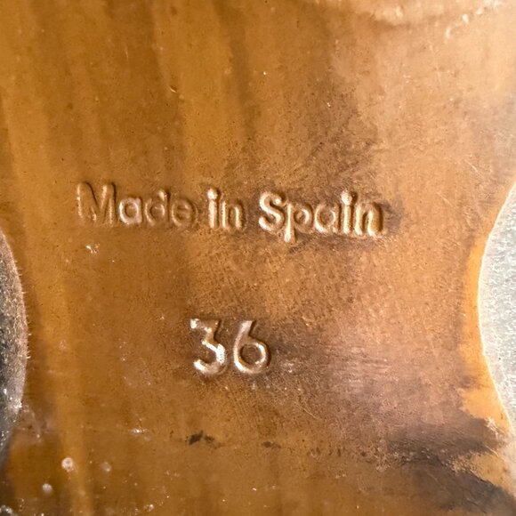 Coclico Black Italian Leather Knee High Boots Made in Spain Low Heel EU 36 US 6 - Picture 11 of 14